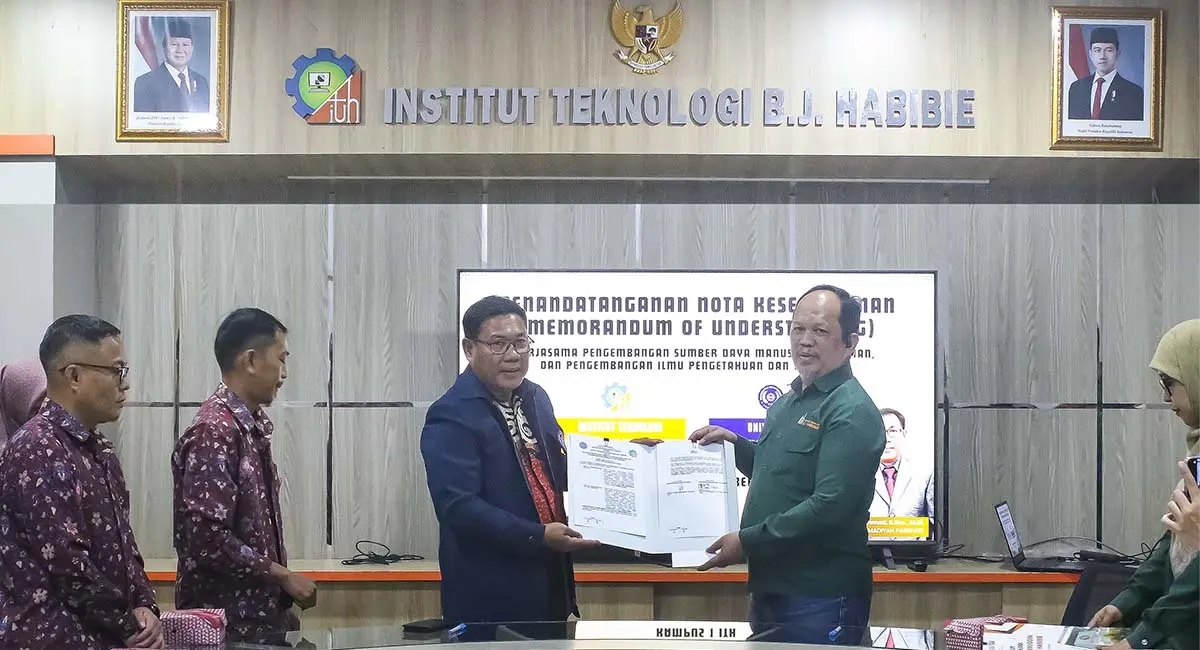 Jalin Kerja Sama, UMPAR dan ITH Parepare,  Tandatangan Nota Kesepahaman MoU