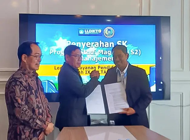 UMPAR Resmi Terima SK Pembukaan Program Studi Baru Magister (S2) Manajemen dari LLDIKTI Wilayah IX Sultanbatara