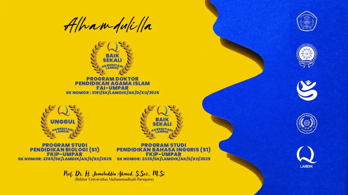 UMPAR Raih Kado Akhir Tahun: Tiga Program Studi Kantongi Akreditasi Sangat Memuaskan dari LAMDIK