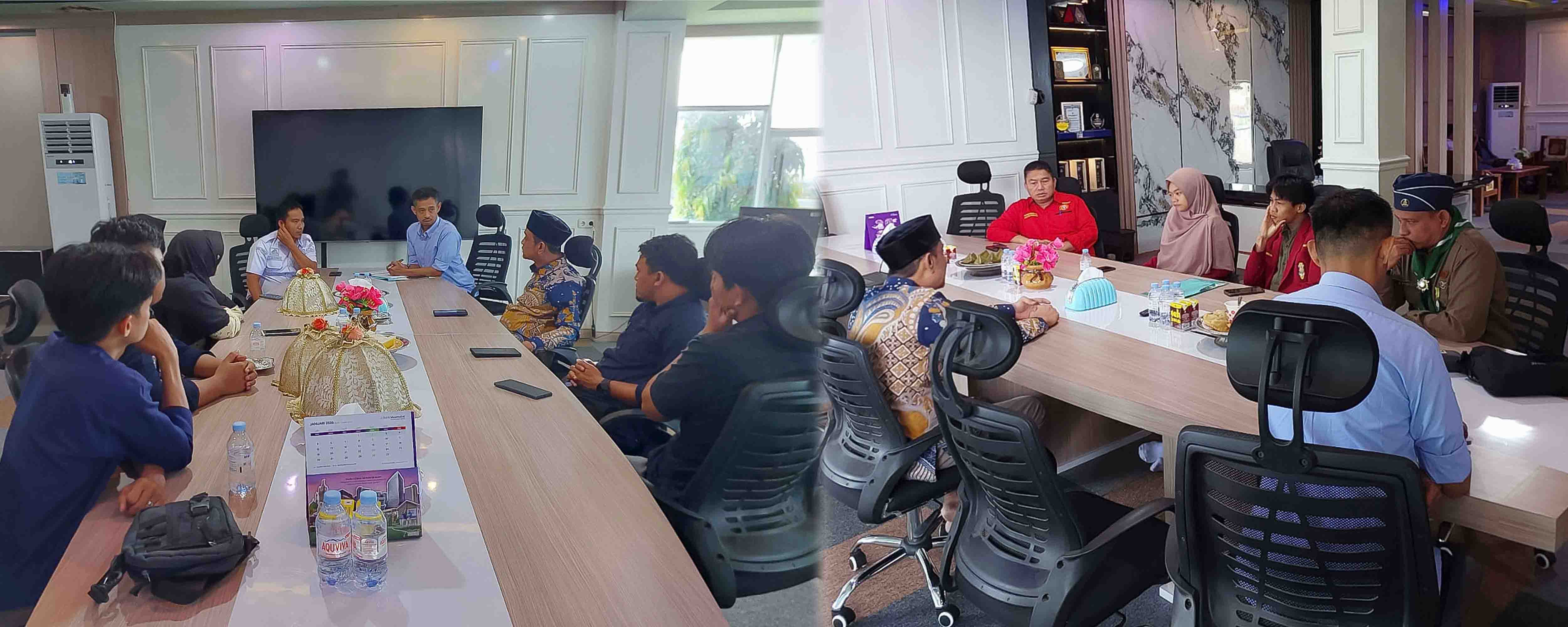 Rektor UMPAR Dr. Patahuddin Hakim. M.Pd Pasca pelantikan gelar Silaturrahim Bersama Ortom Muhammadiyah