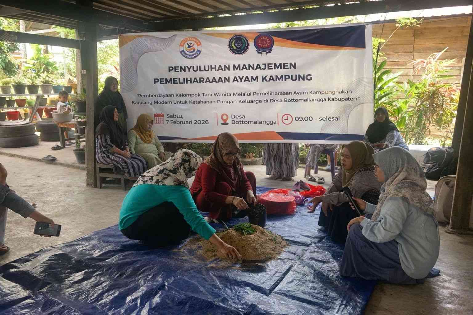 PKM Riset Mu UMPAR Dorong Ketahanan Pangan Keluarga melalui Pemberdayaan Kelompok  Tani Wanita di Kabupaten Enrekang