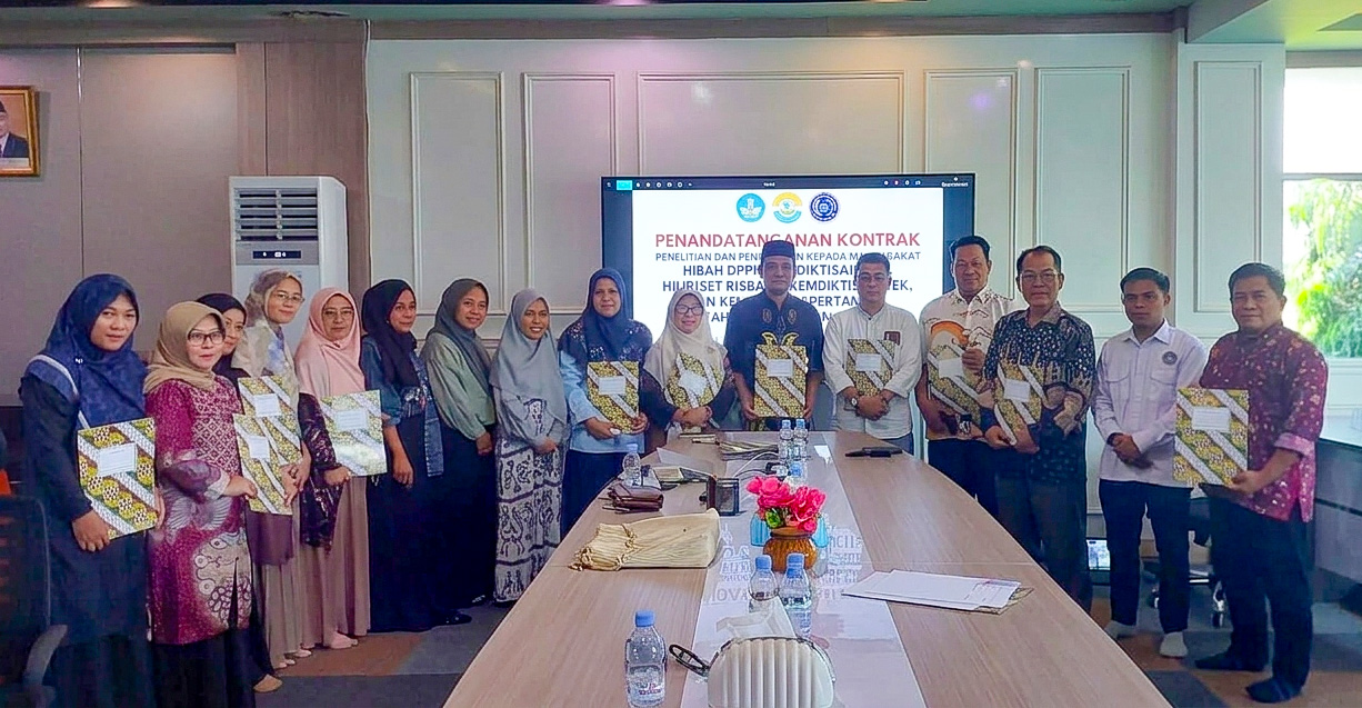 "Teken Kontrak Hibah Penelitian dan Pengabdian 2026, UMPAR Masuk 5 Besar Peraih Dana Penelitian LLDIKTI IX SultanBatara"