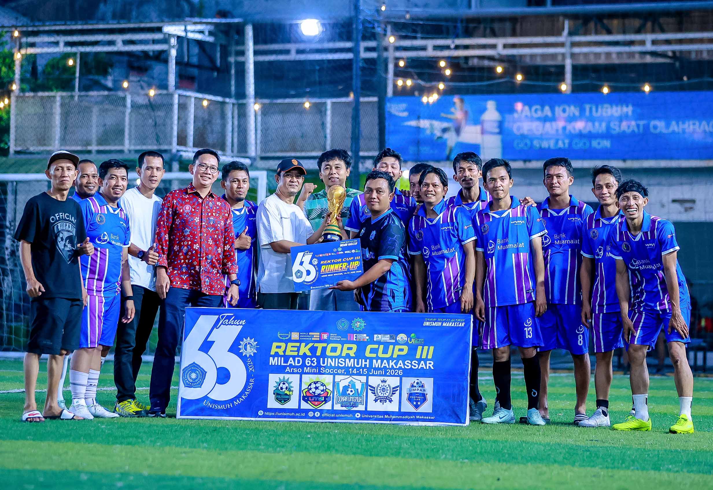 PS UMPAR Raih Juara II Turnamen Rektor Cup Unismuh Makassar.