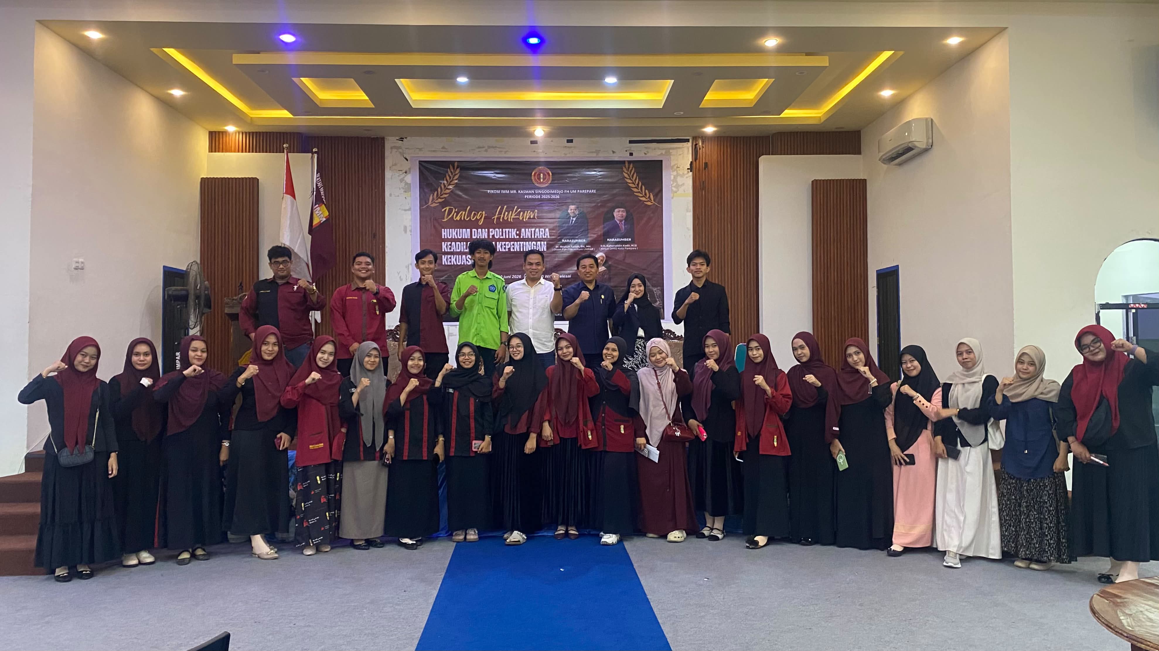Dialog Hukum Angkat Isu Relasi Hukum dan Politik, IMM FH UMPAR Dorong Ruang Kritis di Tengah Apatisme Mahasiswa