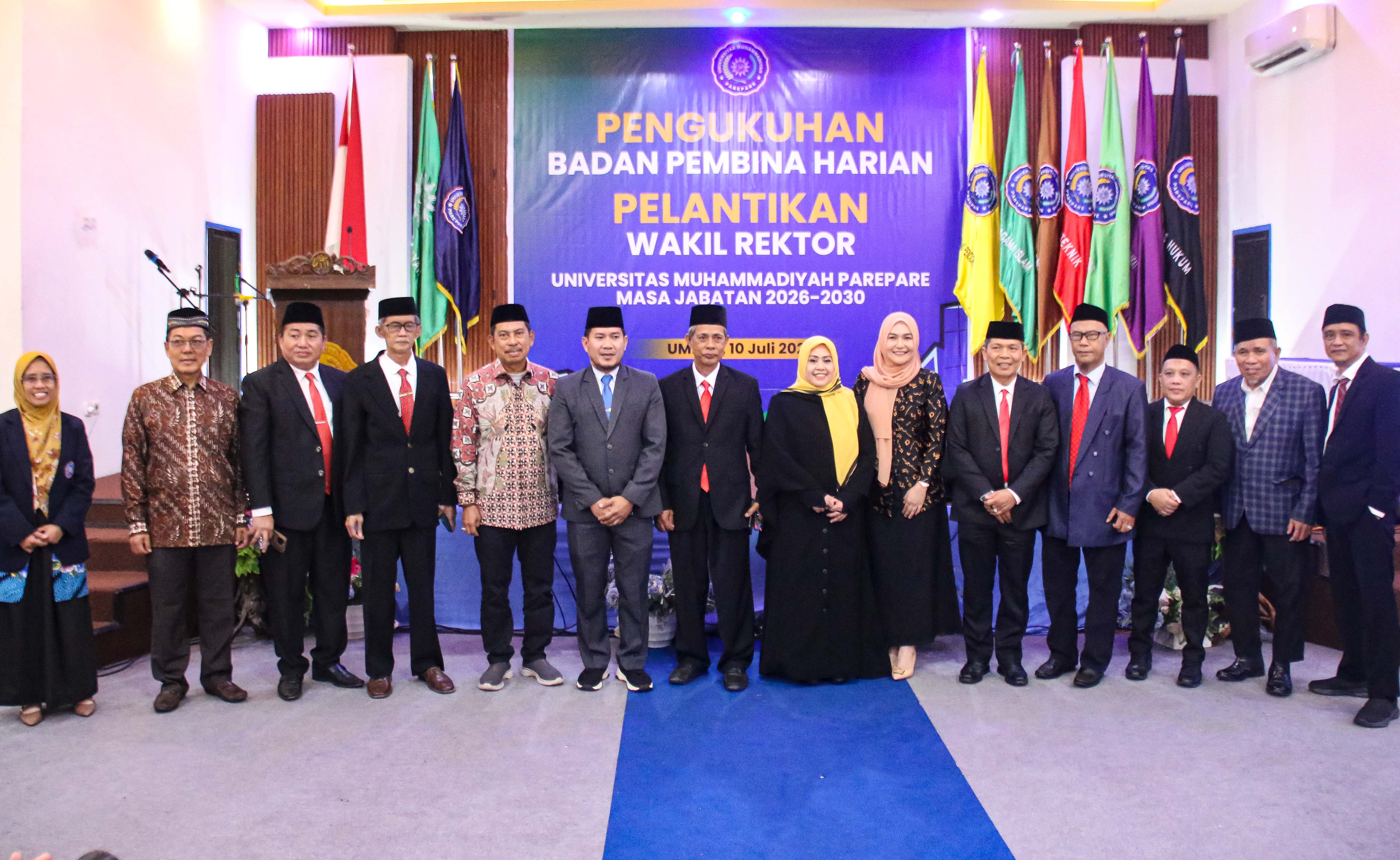 UMPAR Kukuhkan Badan Pembina Harian dan Lantik Tiga Wakil Rektor Periode 2026–2030