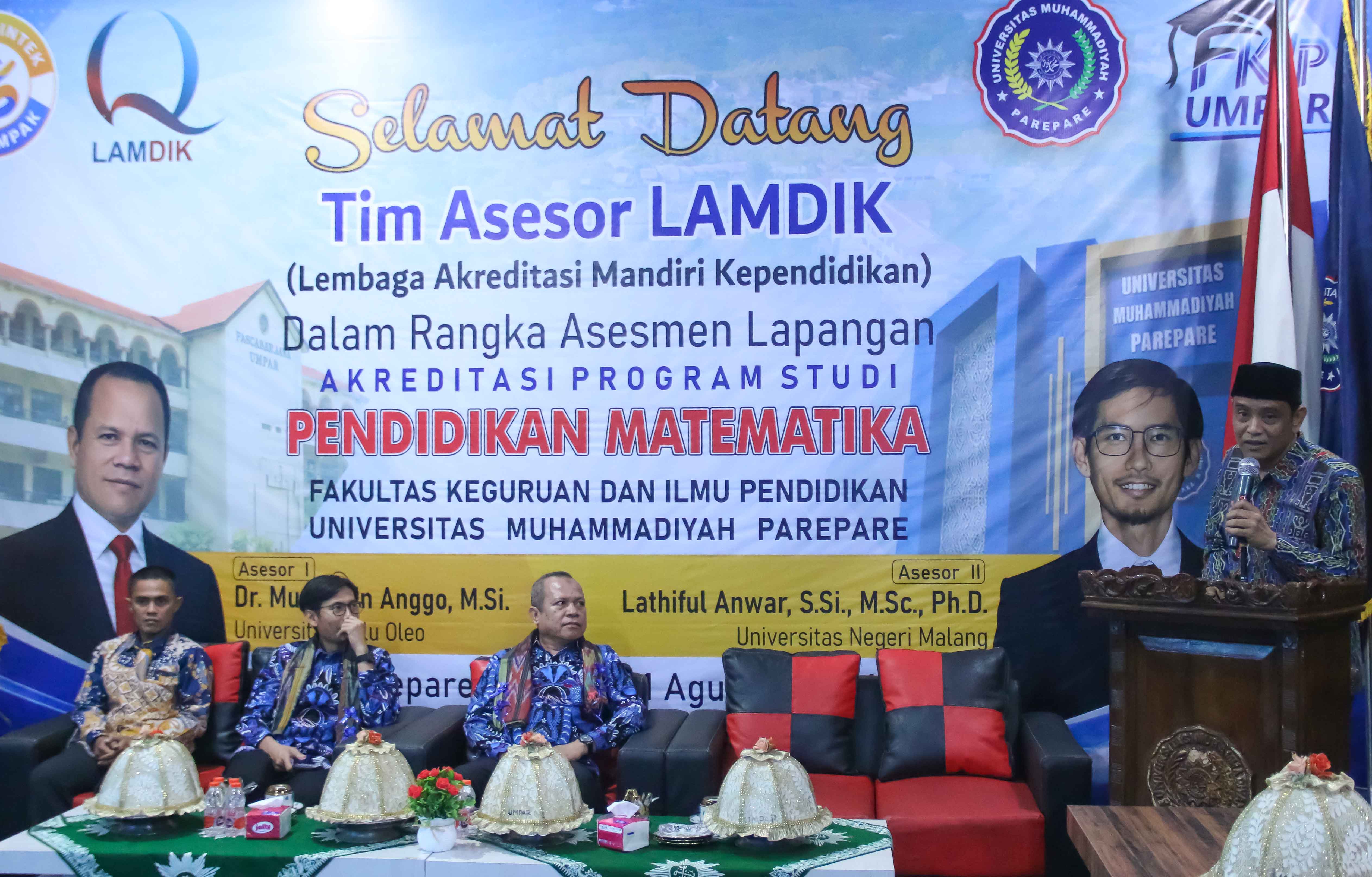 Prodi Pendidikan Matematika UMPAR Jalani Asesmen Lapangan Akreditasi LAMDIK, Rektor Harapkan Raih Keunggulan Berkemajuan