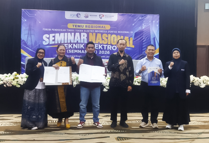 UMPAR dan FORTEI Regional IV Perkuat Kolaborasi Teknik Elektro Lewat MoU di SEMNASTEK 2026